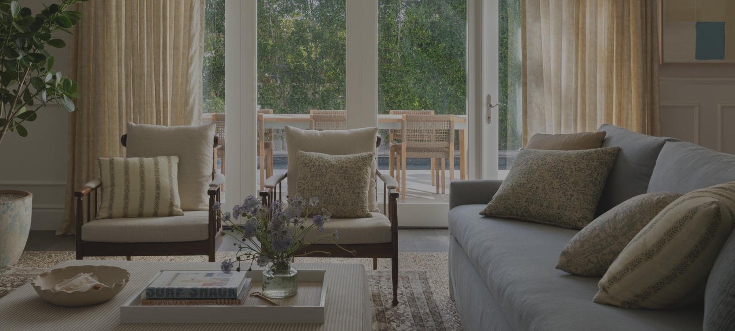 Modern interior design with natural lighting